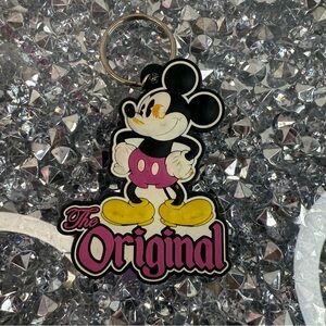 Disney Mickey Mouse 'The Original' Keychain - Pink, Yellow, Black